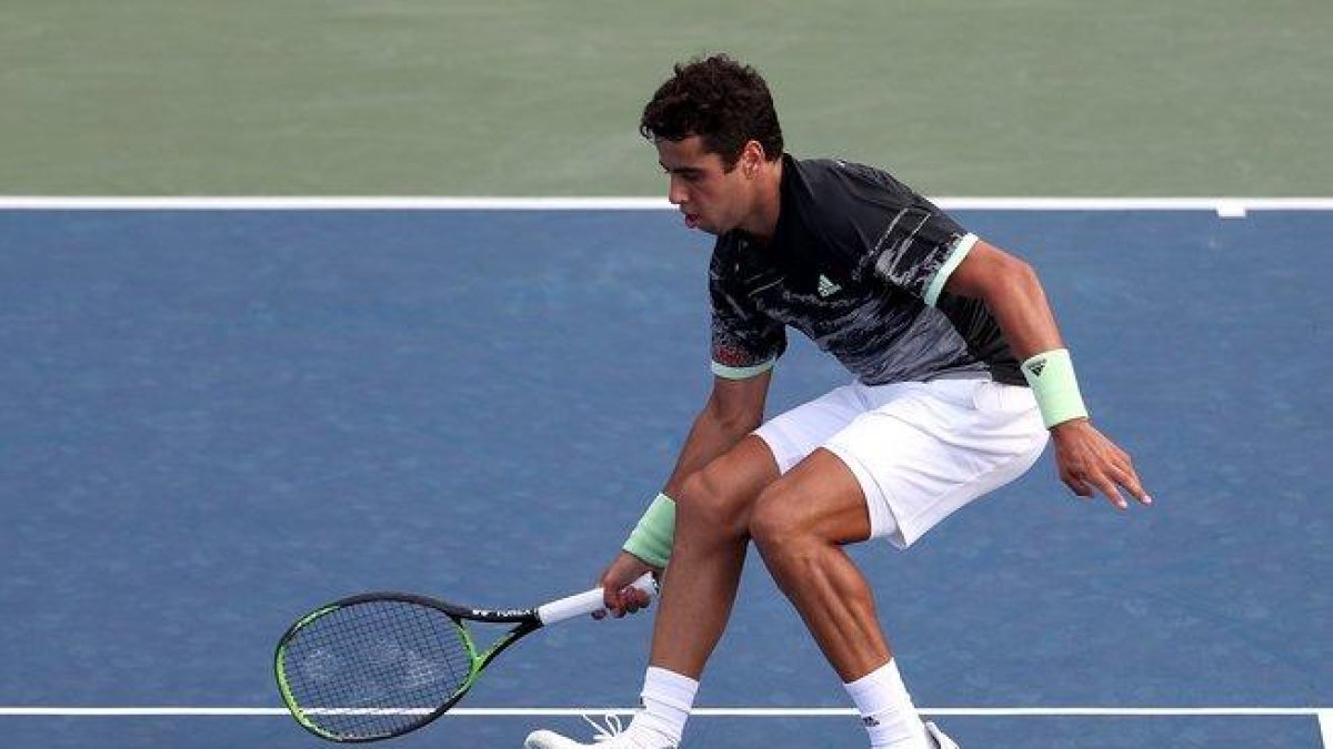 El joven tenista mallorquín fue doblegado por su rival de turno en su debut en el Abierto de EE.UU.-GETTY IMAGES
