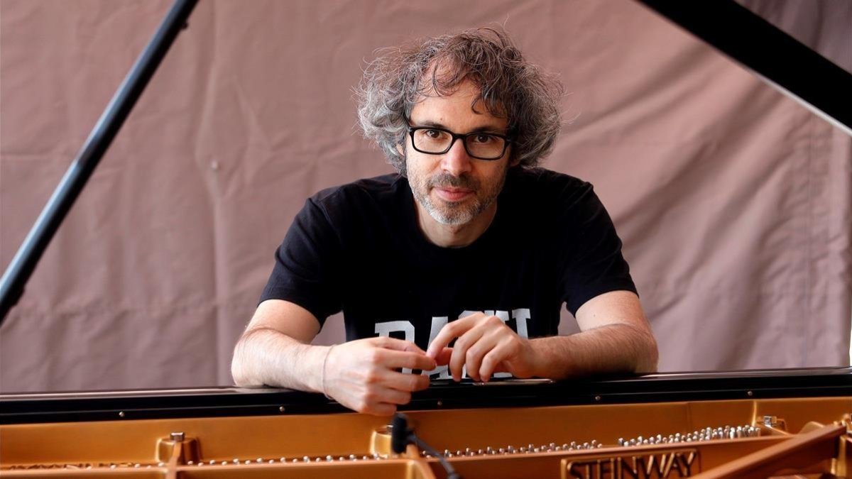 El músico James Rhodes durante un ensayo en Madrid, el pasado mes de julio-JUANJO MARTIN