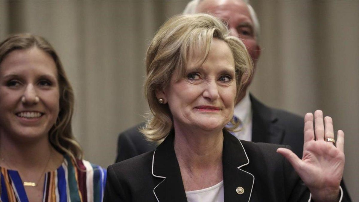 Senadora republicana Cindy Hyde-Smith-AFP