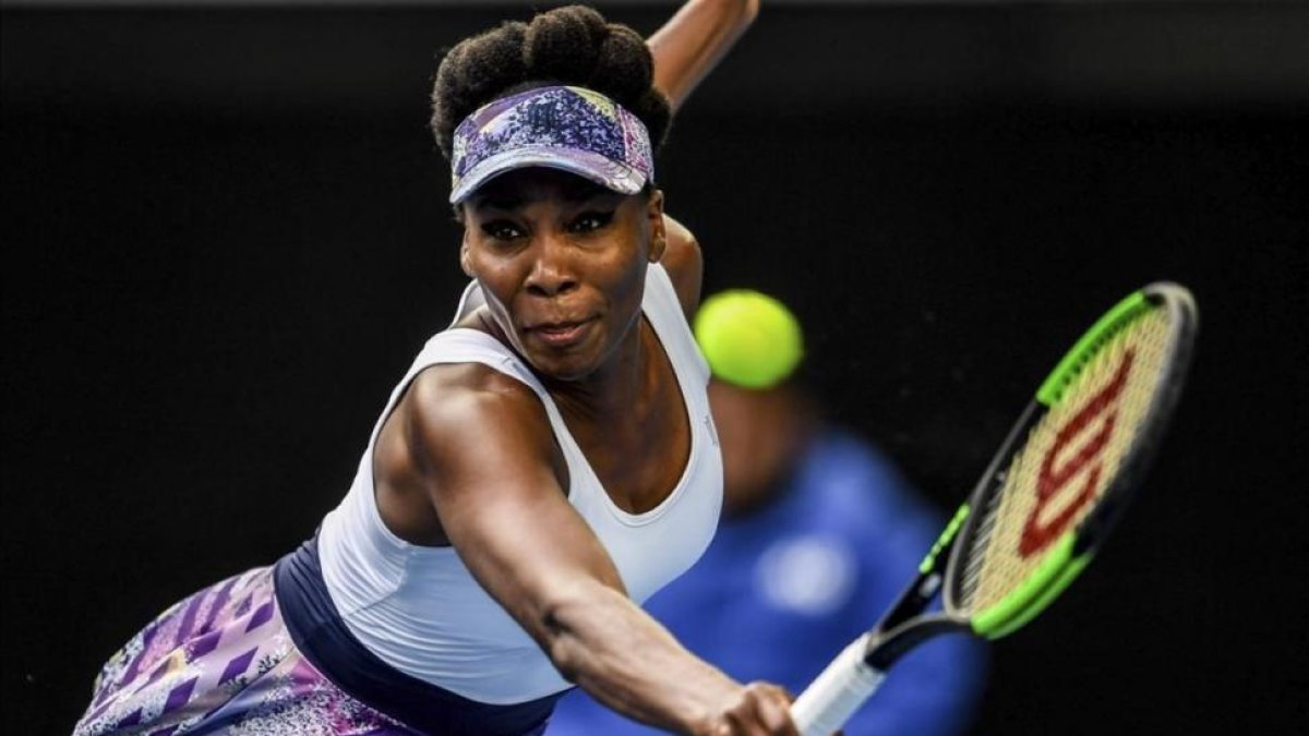 Venus Williams, en acción en el torneo australiano-FILIP SINGER