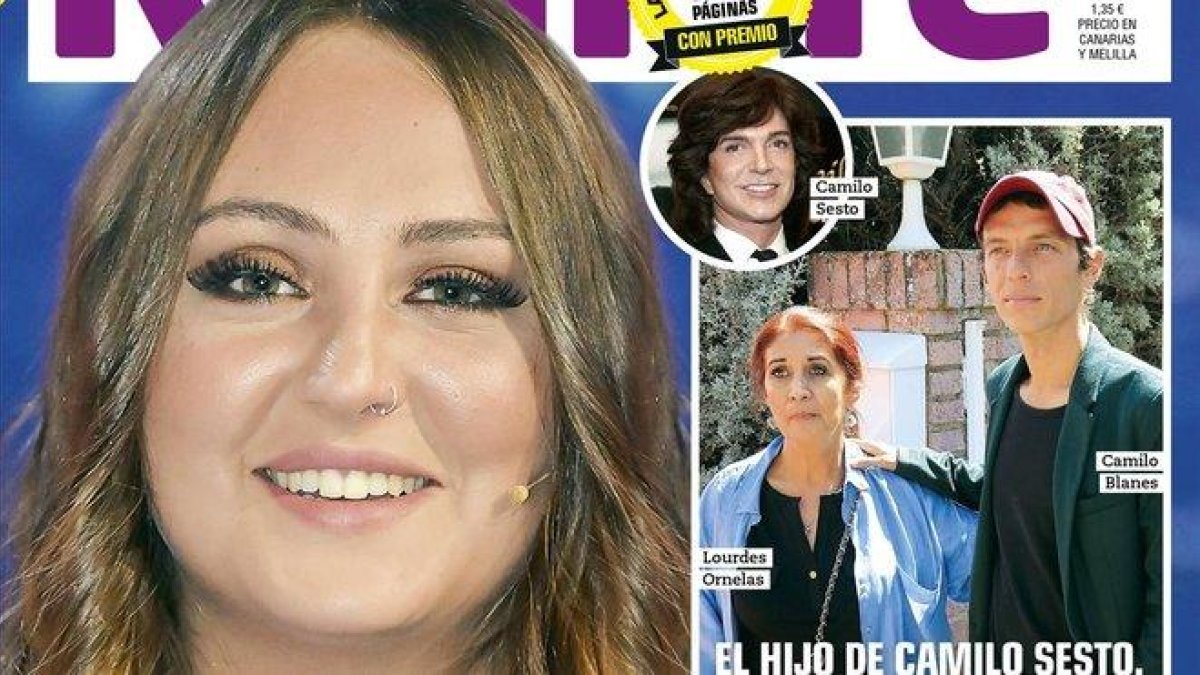 Rocío Flores Carrasco, en la portada de ’Rumore’.-