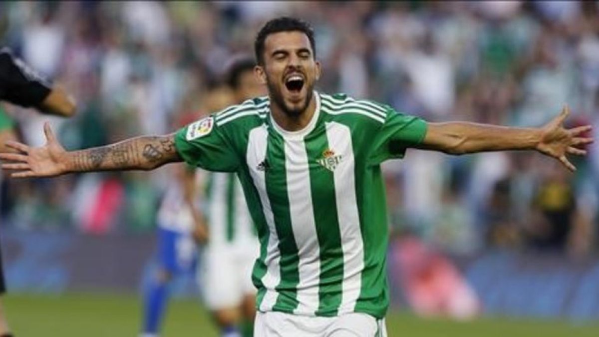 Dani Ceballos celebra un gol  ante el Atlético-EFE / JOSE MANUEL VIDAL