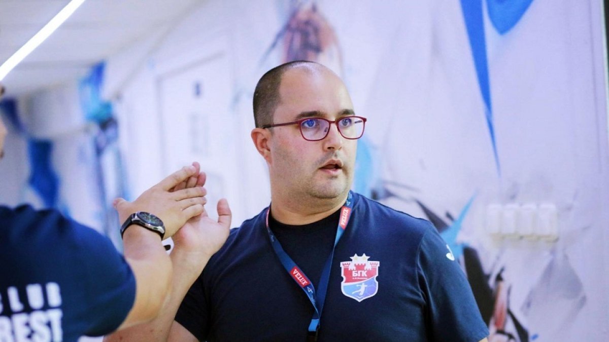 Dani Gordo durante su etapa en el Meshkov bielorruso.