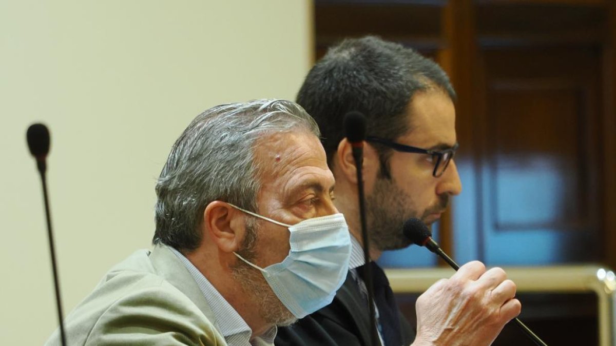 El acusado Ricardo R.F., ayer durante el juicio celebrado en la audiencia de Valladolid.- PHOTOGENIC