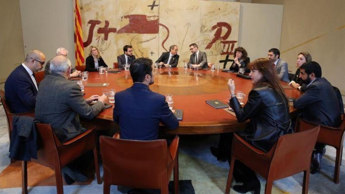 Reunión del Govern.-RICARD CUGAT