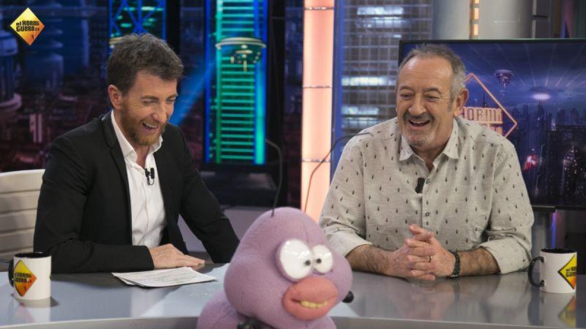 Pablo Motos y Karlos Arguiñano, en 'El hormiguero' (Antena 3).-