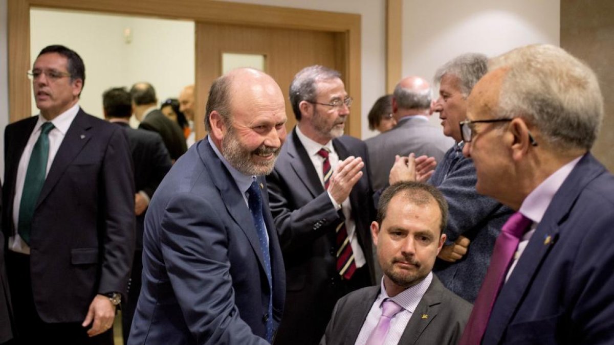 La cooperativa de crédito Caja Rural de Salamanca celebra su Asamblea General de socios, donde presentará los resultados del último año. En la imagen el presidente de Caja Rural Salamanca, Ernesto Moronta.-ICAL