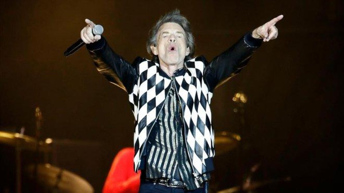 Mick Jagger, en el concierto de Chicago, tras su operación de corazón.-AFP / KAMIL KRACZNSKI