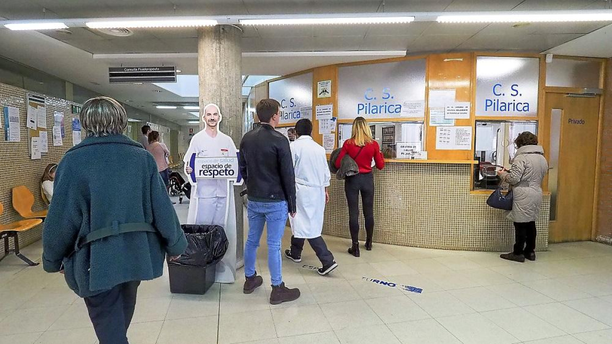 Vestíbulo del centro de salud de Pilarica-Circular.