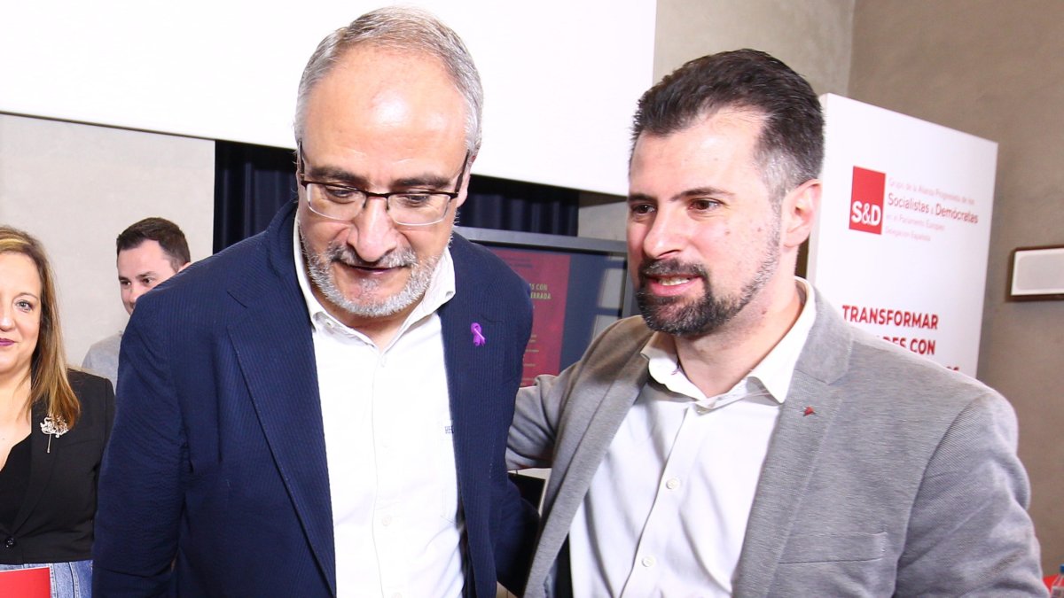 Olegario Ramón y Luis Tudanca, en una imagen de archivo.-ICAL