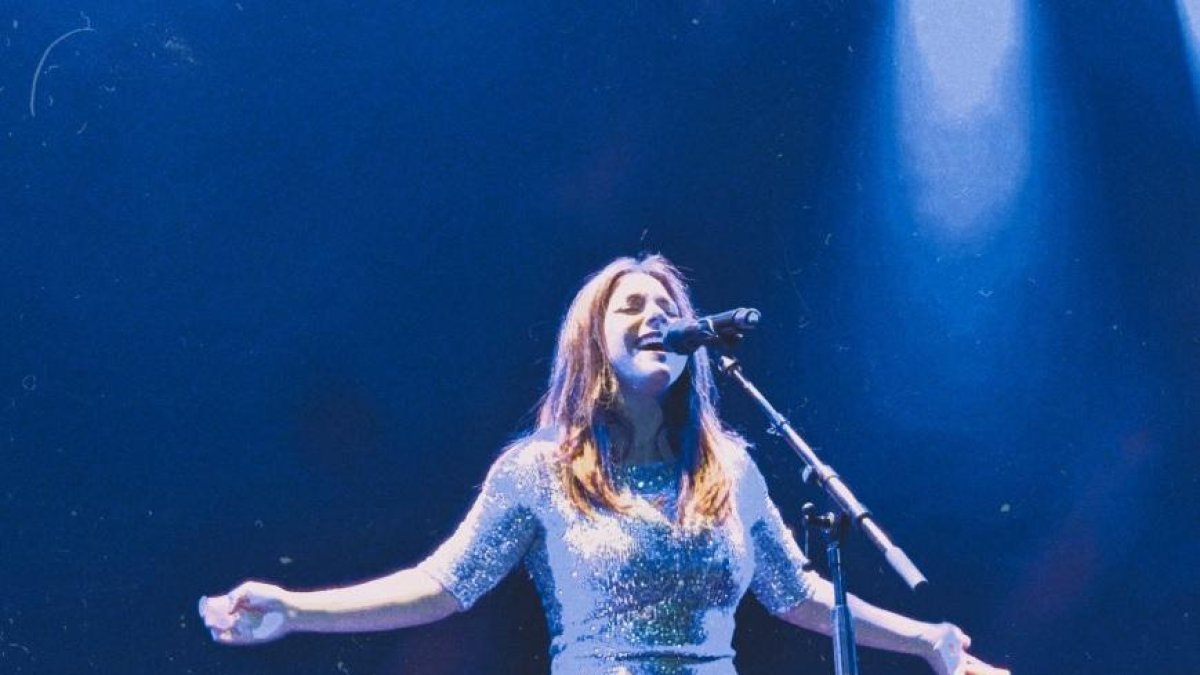 Marta Soto en uno de sus conciertos.-TWITTER.