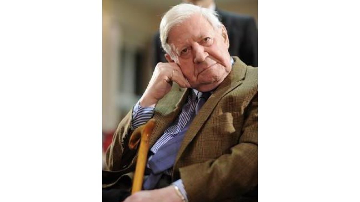 El canciller Helmut Schmidt.-Foto: AFP