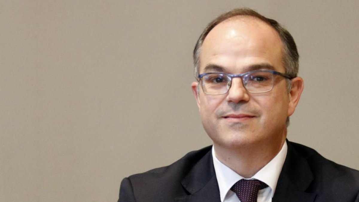 El conseller de Presidencia, Jordi Turull, ha asegurado hoy que la Generalitat organizará el referéndum unilateral del 1-O y ha advertido al Gobierno de que si se colapsa económicamente y financieramente a Cataluña, España de hunde.-EFE