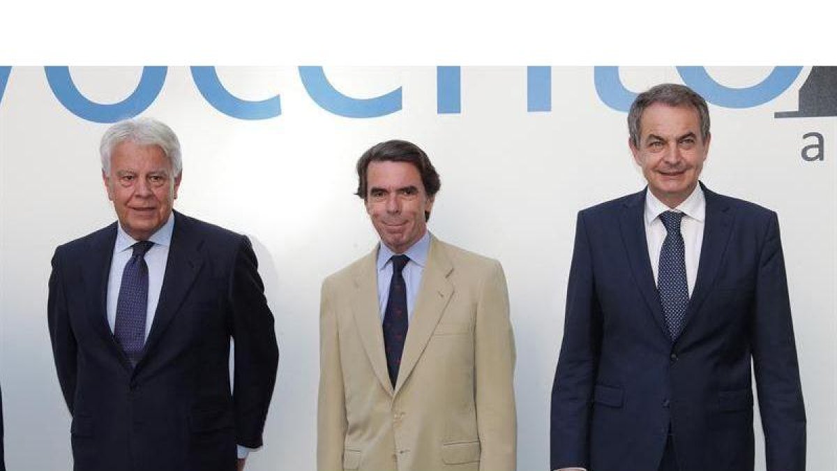 González, Aznar y Zapatero.-EFE