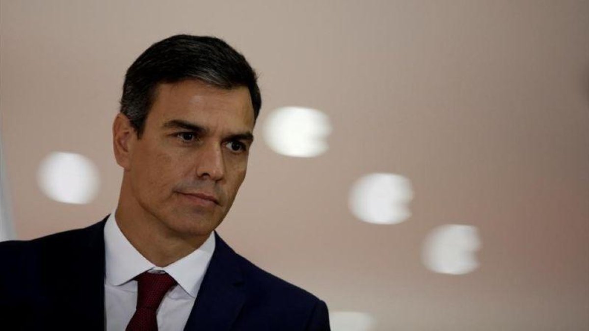 Pedro Sánchez, el pasado viernes en San José de Costa Rica.-EFE / JUAN CARLOS ULATE