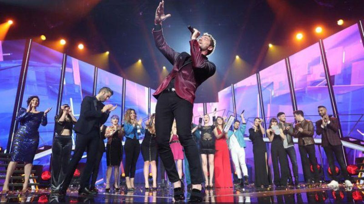 David Bisbal canta a capella en la final de OT.-VIDEOTAPE