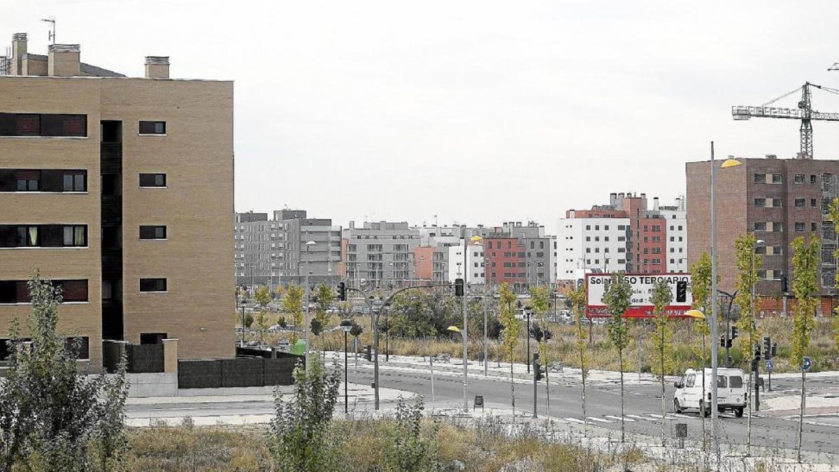 Barrio de Los Santos-Pilarica, el último desarrollo urbanístico en al zona este de la ciudad.-E. M.
