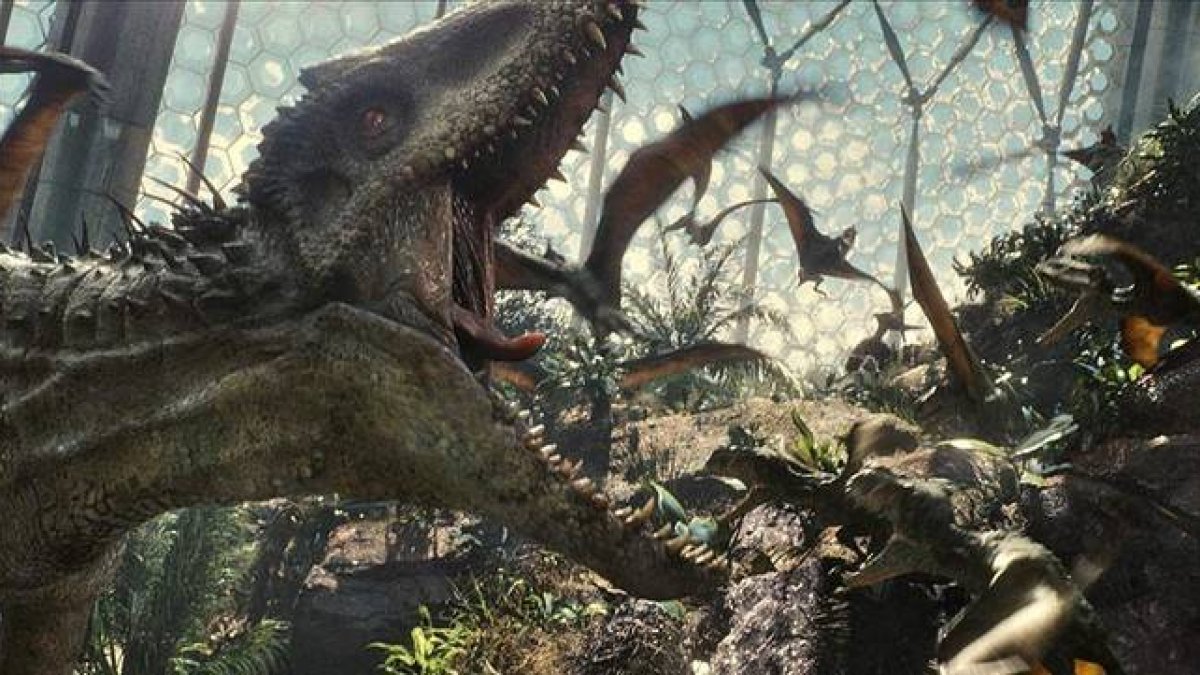 Fotograma de 'Jurassic World'.-