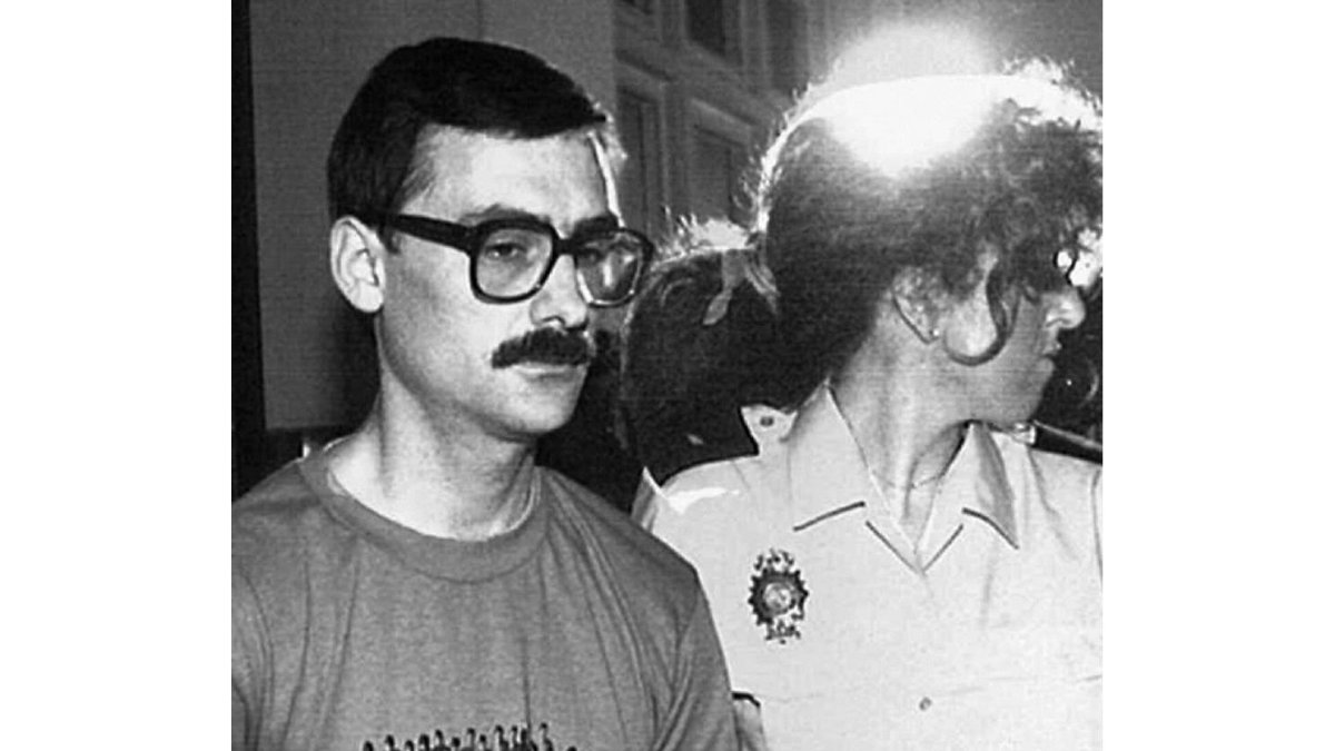 Daniel Fernández Aceña, en una comparecencia judicial en su época de los GAL.-EM