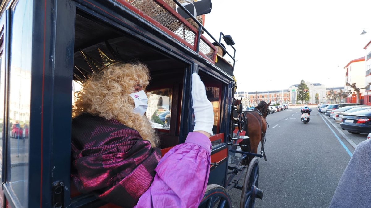 Los Reyes ya recorren las calles de Valladolid. PABLO REQUEJO / PHOTOGENIC