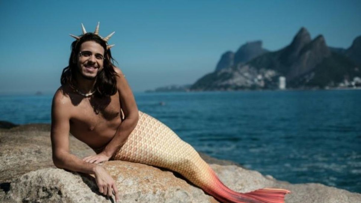 Davi Moreira, el 'sireno' oficial de Ipanema.-AFP / YASUYOSHI CHIBA