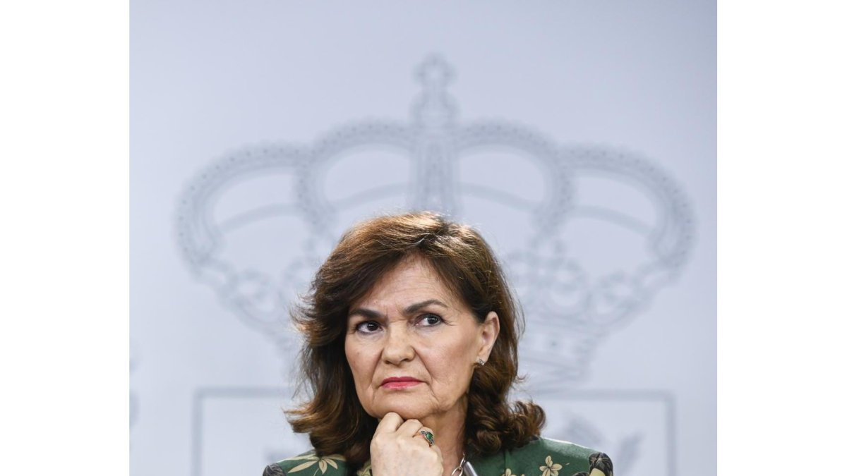 Carmen Calvo, en una imagen de archivo.-BERNARDO DÍAZ