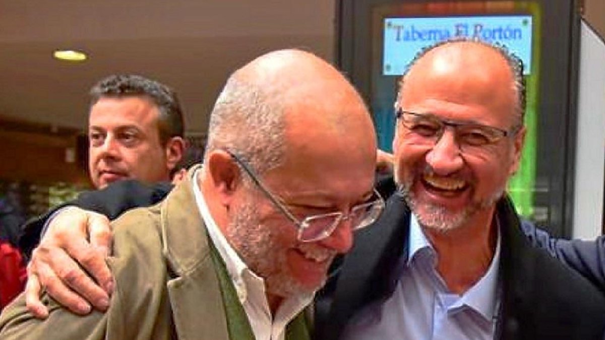 Francisco Igea y Luis Fuentes, en una imaen de archivo.-E. M.