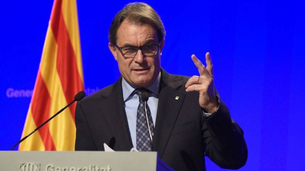 El presidente de la Generalitat, Artur Mas.-Foto: AFP