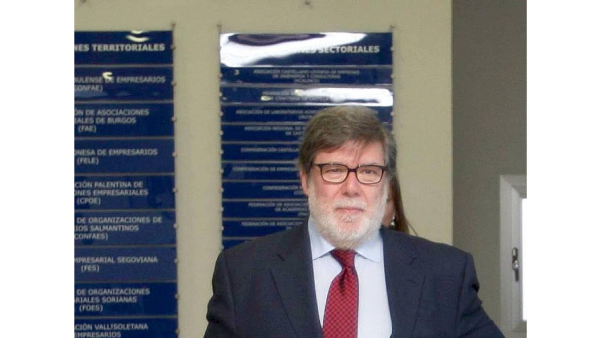 El presidente de Cecale, Santiago Aparicio-Ical