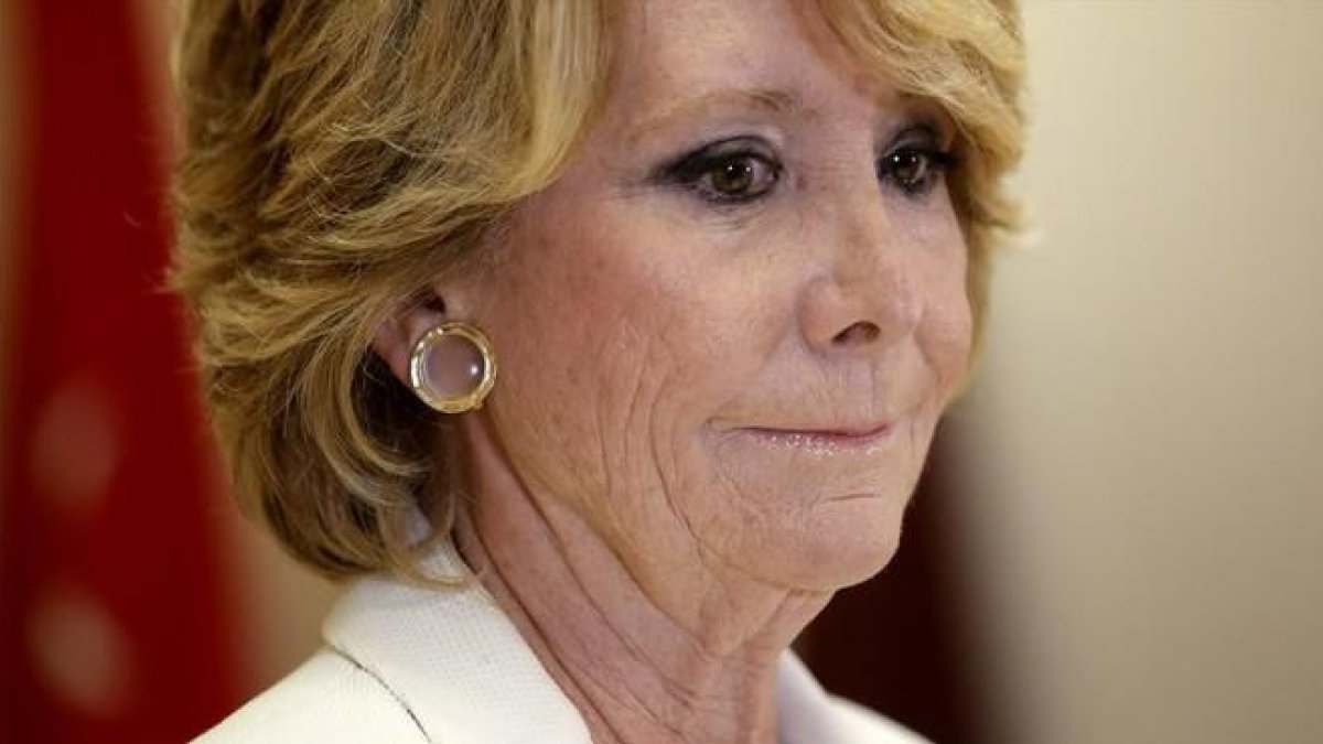La expresidenta madrileña Esperanza Aguirre.-JOSE LUIS ROCA