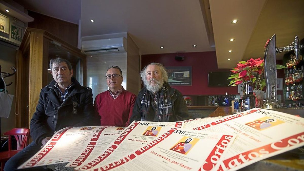 Antonio Rodríguez, Óscar Domínguez y Daniel Carrascal, ayer durante la presentación del Certamen.-PHOTOGENIC