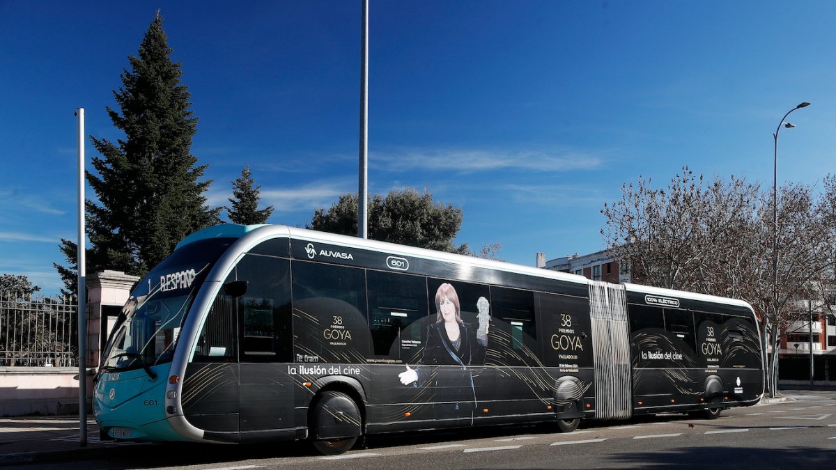 Fotografía de un autobús de Auvasa- Ayuntamiento de Valladolid