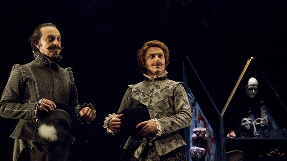 Instnate de la interpretación de 'La escuela de los vicios'-MORFEO TEATRO