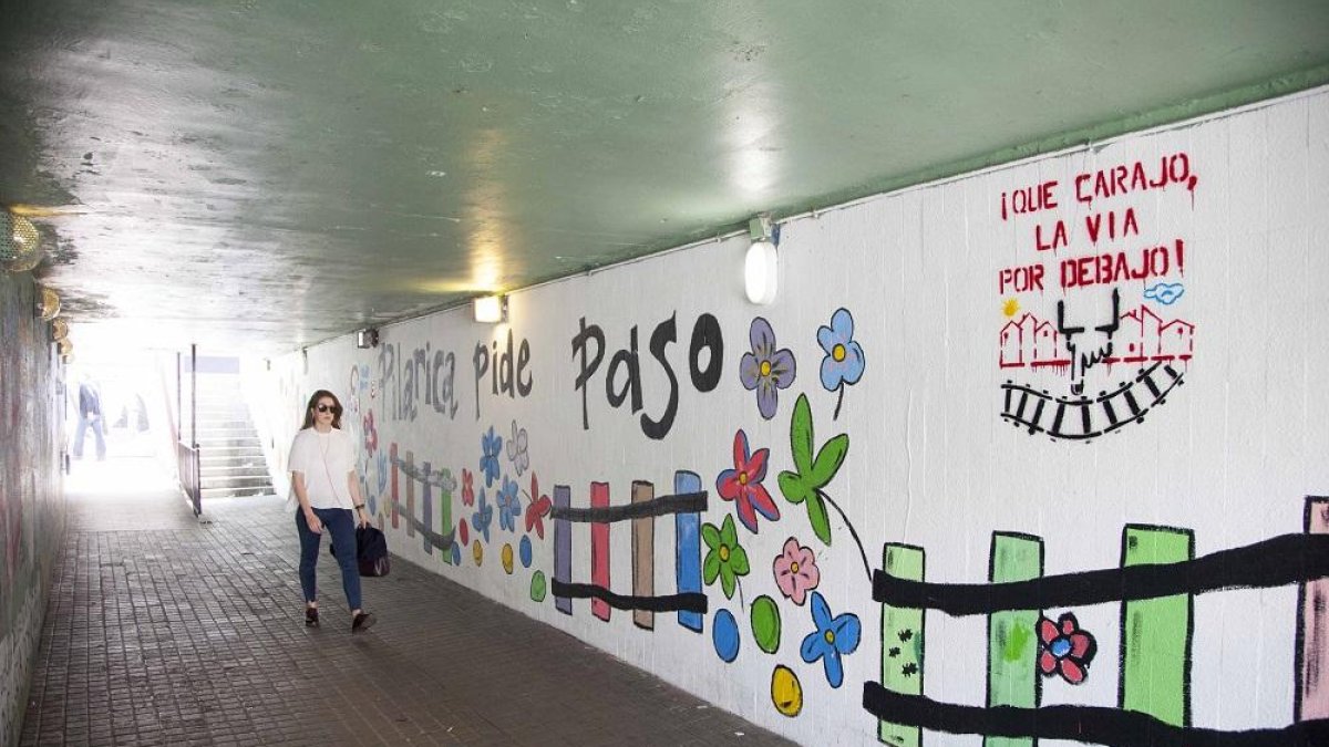 Paso subterráneo de La Pilarica.-ICAL