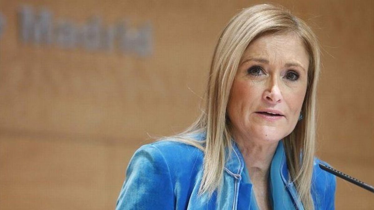 La presidenta de la Comunidad de Madrid, Cristina Cifuentes.-EFE / D SINOVA