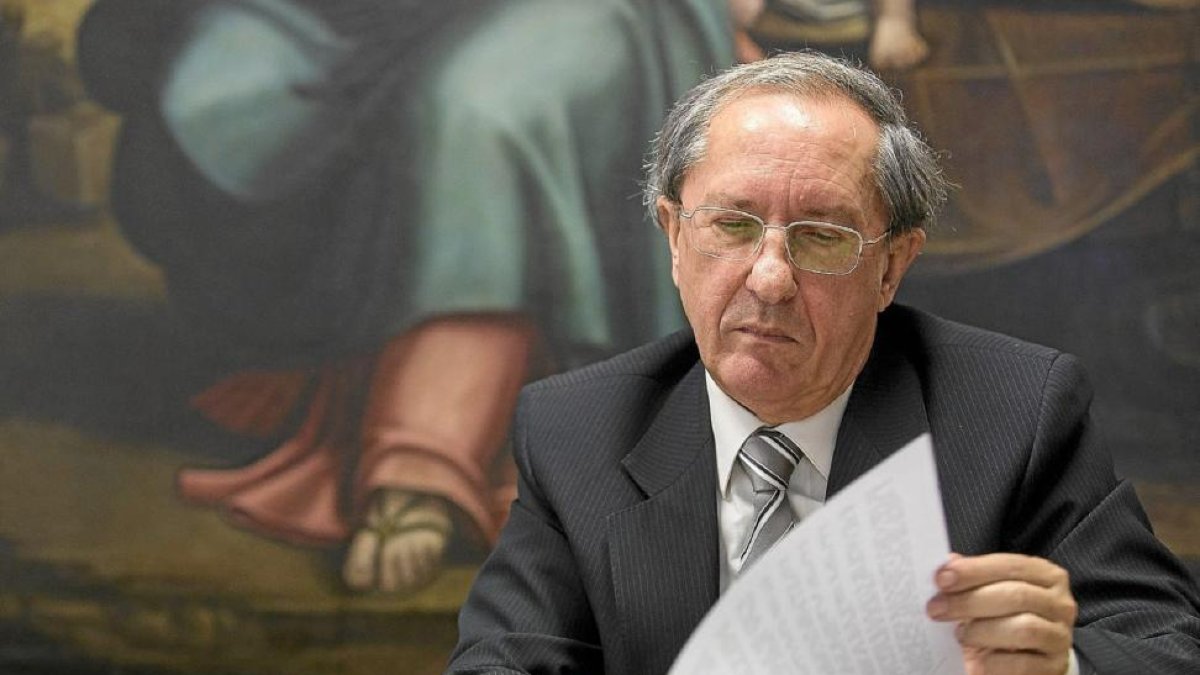 El presidente de la Audiencia de Valladolid, Feliciano Trebolle, en una imagen de archivo.-MIGUEL ÁNGEL SANTOS (PHOTOGENIC)