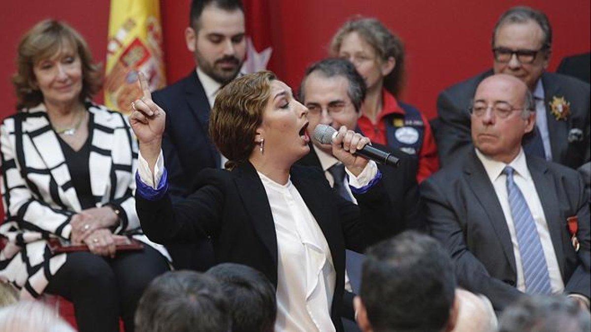La cantaora Estrella Morente ha pedido 