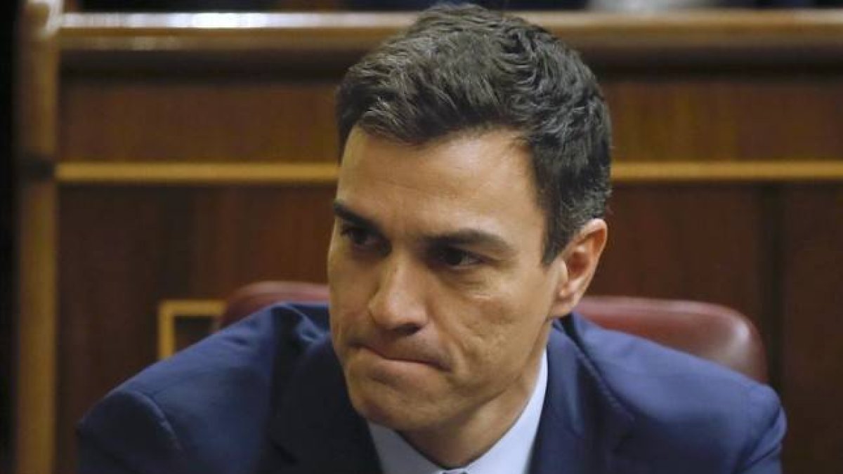 El secretario general del PSOE, Pedro Sánchez, en el Congreso.-Foto: REUTERS / ANDREA COMAS