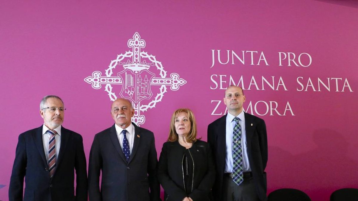 Juan Pablo Álvarez, Jerónimo García Bermejo, Isabel García Prieto y Emeterio Aliste.-ICAL