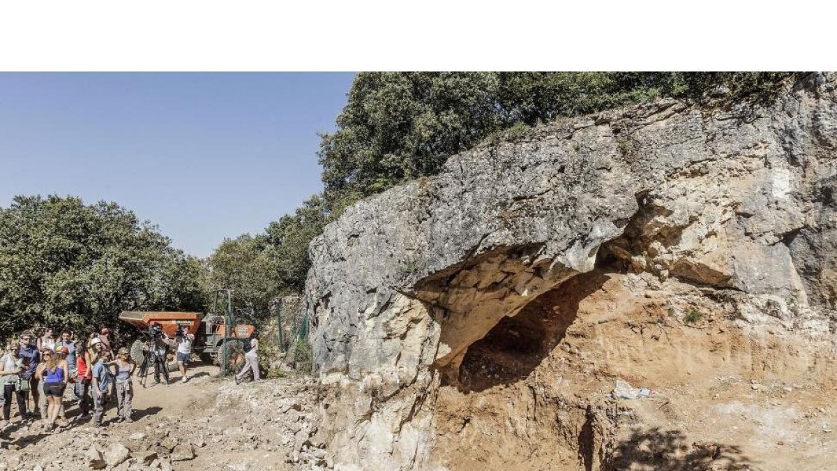Aspecto de la Cueva Fantasma, el yacimiento que comenzará a excavarse el año que viene.-S. OTERO