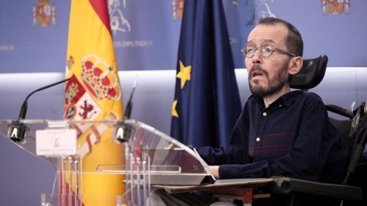 El portavoz de Unidas podemos en el Congreso, Pablo Echenique-EDUARDO PARRA (EUROPA PRESS)