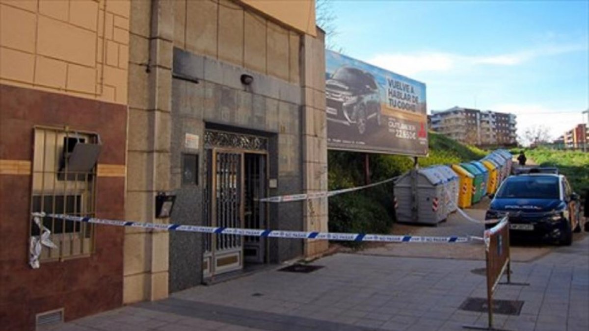 Imagen del lugar son donde se cometió el asesinato, en el Paseo de la Estación de Salamanca.-EUROPA PRESS