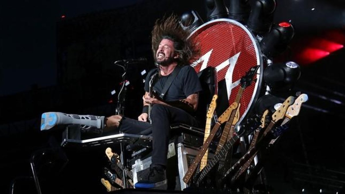 Dave Grohl, en un concierto de Foo Fighters el pasado mes de julio, en Nueva York.-AP / INVISION / GREG ALLEN