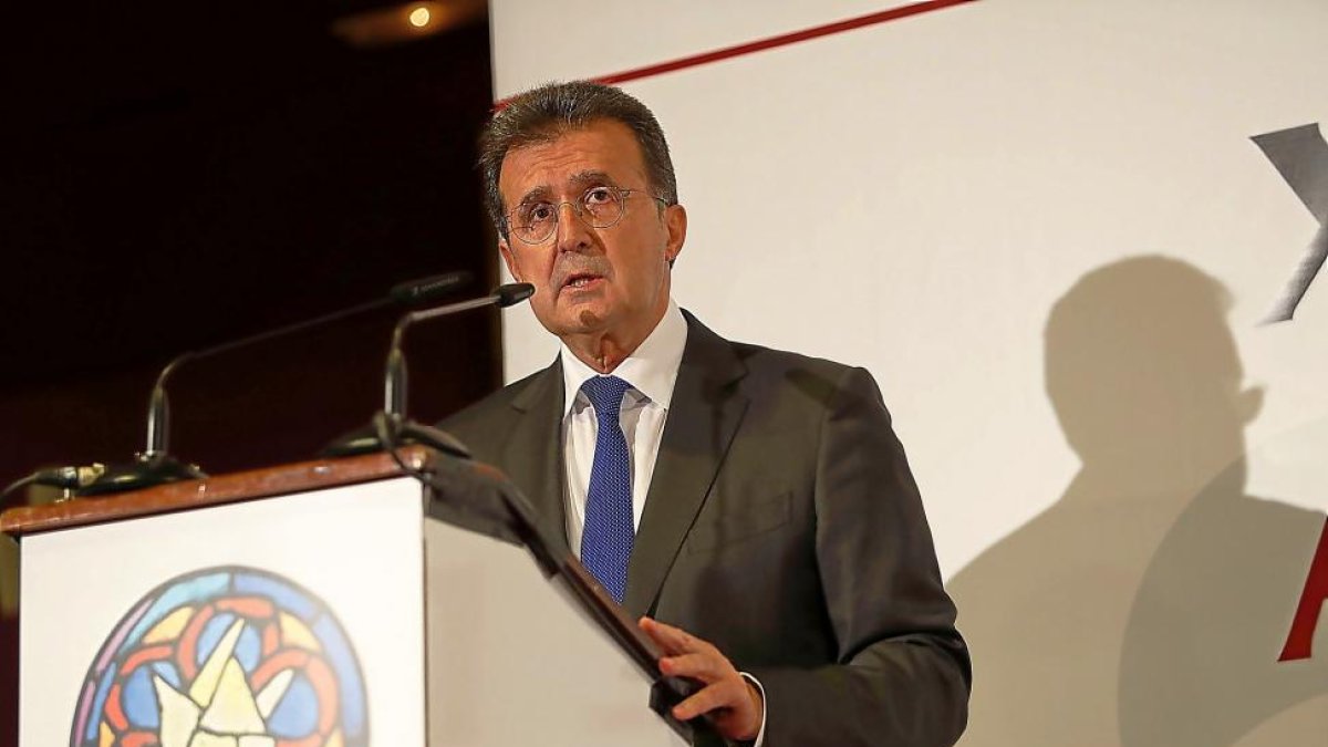 José Luis Ulibarri, durante su intervención.-JESÚS F. SALVADORES /SECUNDINO PÉREZ