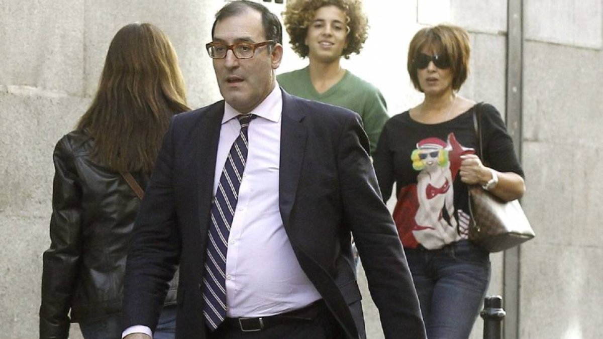 El juez Eloy Velasco a su llegada a la Audiencia Nacional-Efe