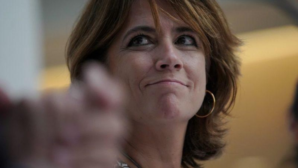 La ministra de Justicia, Dolores Delgado.-JOSE LUIS ROCA