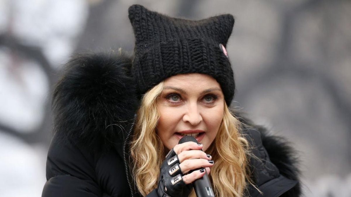 Madonna, el día de la marcha de las mujeres en Washington.-Paul Morigi / WireImage