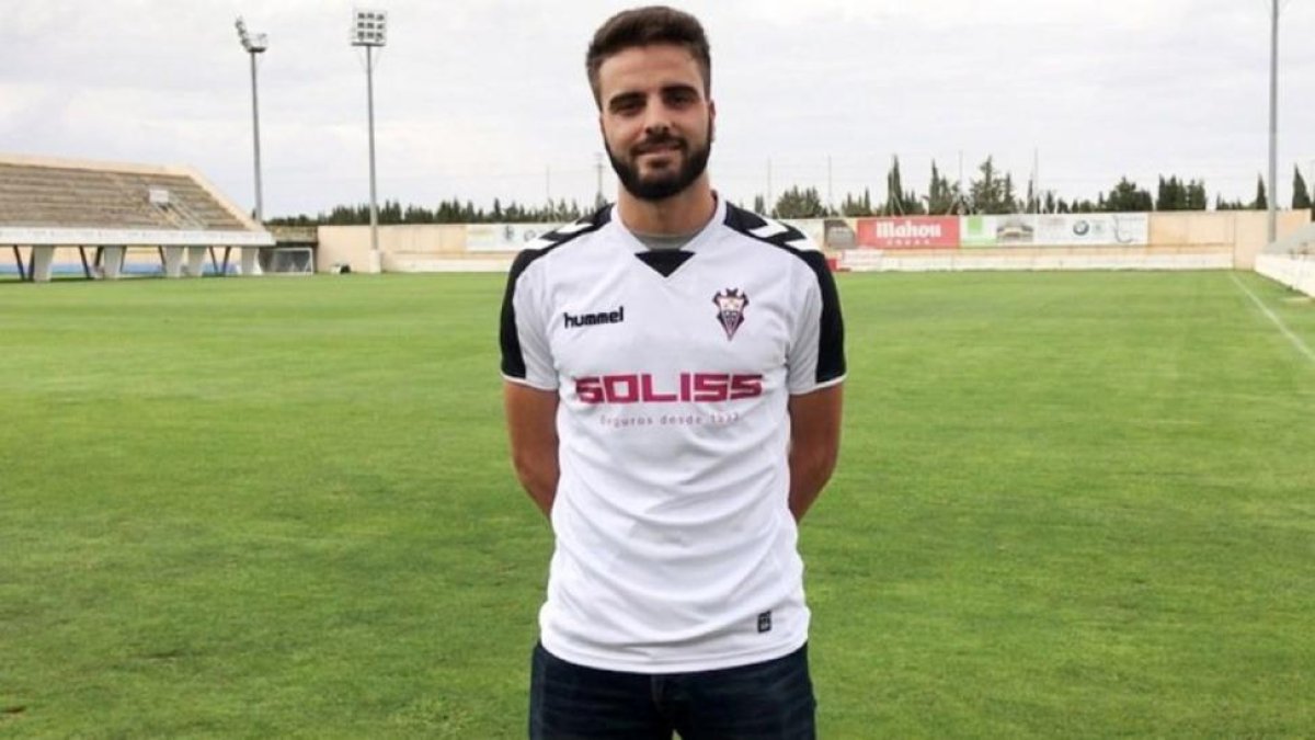 Pelayo Novo, futbolista del Albacete Balompié.-EL PERIÓDICO