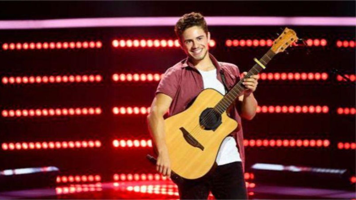 Oskar Proy durante su presentación en The Voice Australia.-EL PERIÓDICO (FACEBOOK OSKAR PROY)