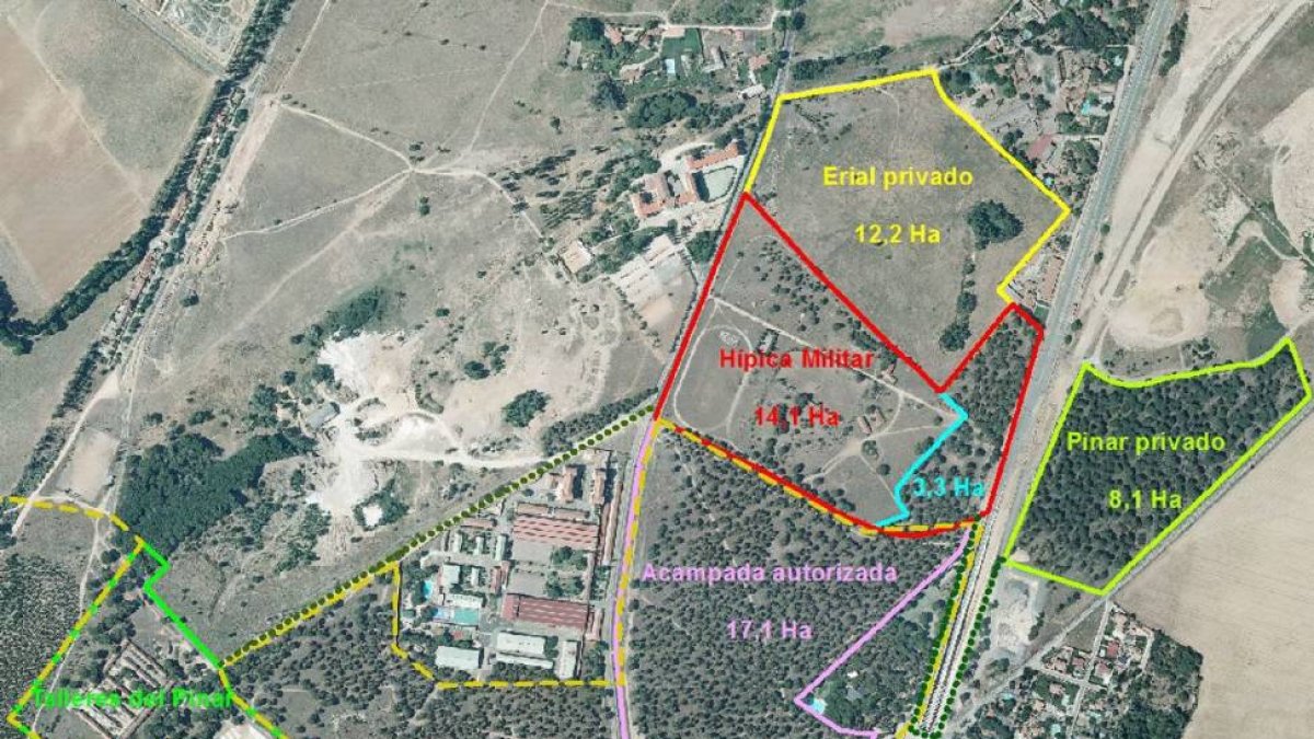 Mapa con las opciones alternativas para Pingüinos.-El Mundo